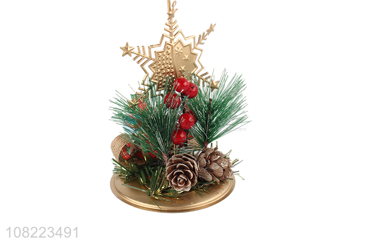 Wholesale Christmas Tabletop Decorations Christmas Candle Holder