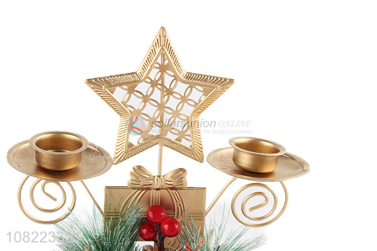 Fashion Style Christmas Decoration Candle Holder For Sale