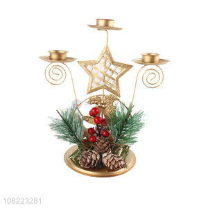 Wholesale Christmas Desktop Decoration Candle Holders