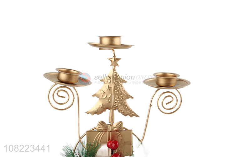 Good Quality Christmas Desktop Decoration Candle Holders