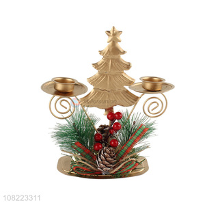 Wholesale Christmas Decorations Fashion Christmas Candlestick