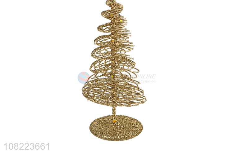 Creative Design Iron Wire Little Christmas Tree For Decoration