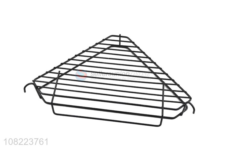 Factory wholesale wrought iron bathroom triangle rack