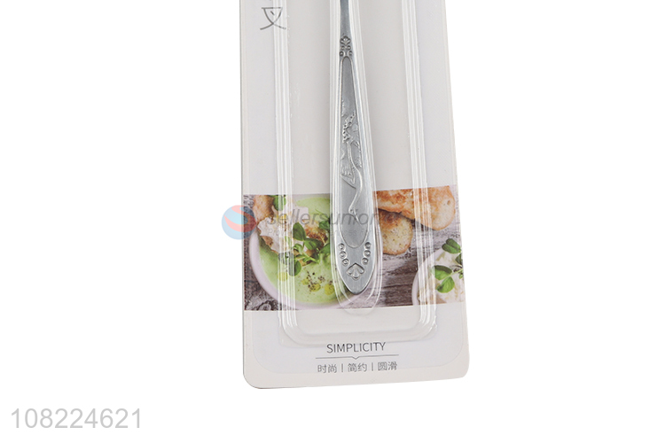 Hot selling food grade stainless steel dining forks metal cutlery