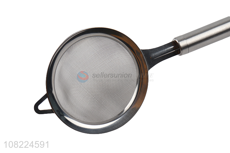 Good quality stainless steel mesh oil strainer colander for kitchen