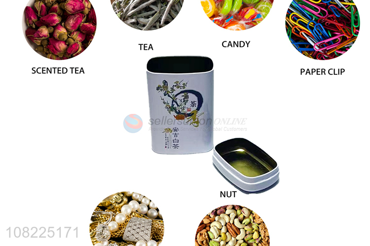 Best Selling Fashion Tin Can Cheap Metal Packing Tea Can