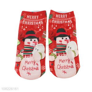 Top product 3D Christmas socks low cut socks men women socks