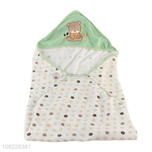 New arrival newborn baby cotton swaddle blanket wrap infant sleepsack