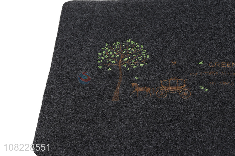 new style Embroidered Dust Removal Door Mat floor mat