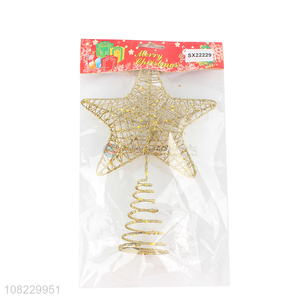 New arrival Christmas tree topper star Christmas decoration supplies