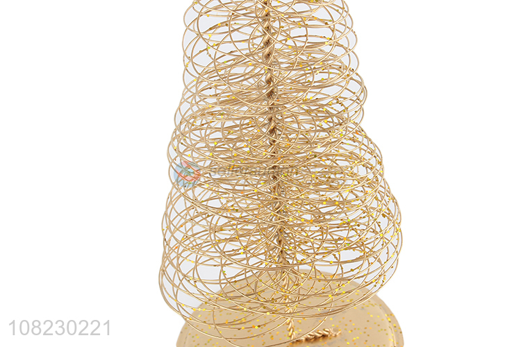 New arrival festivel decoration little metal wire Christmas tree