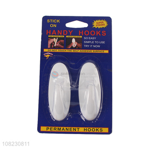 Best selling white heavy duty door hooks sticky hooks wholesale