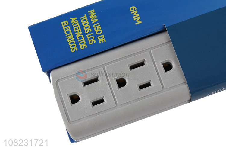 Best selling 6 outlets extension power socket power strip