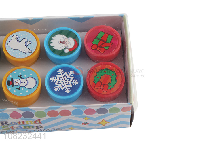 Factory direct sale creative christmas stamp toys wholesale