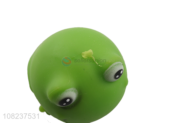 Factory direct sale frog shape soft tpr animal toys wholesale