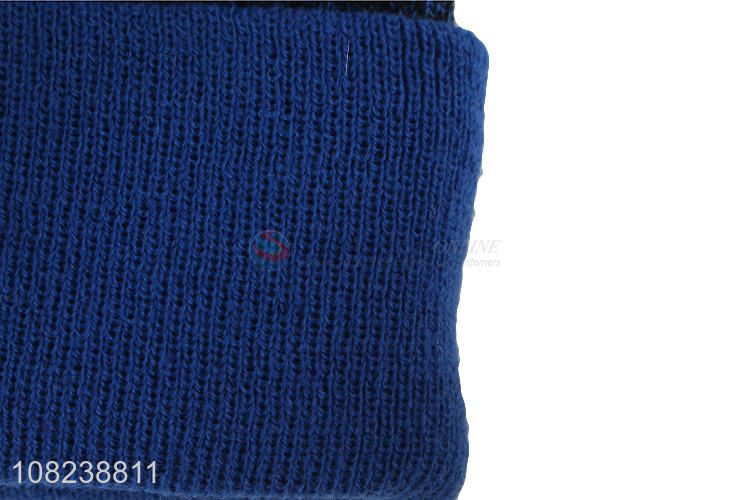 Hot selling winter fleece lined knitted beanies for men and women