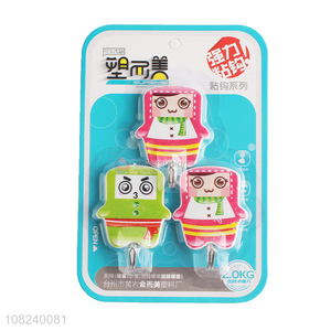 Good Price 3 Pieces Sticky Hook Cute Wall Hook Set