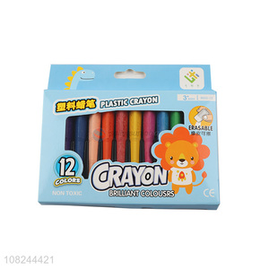 Popular products non-toxic plastic crayons with top quality