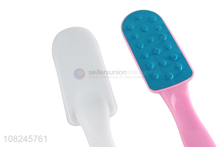 Good price plastic foot file callus remover with long handle