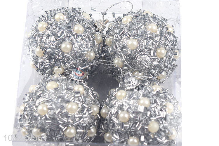 Factory supply delicate design xmas tree decoration christmas ball