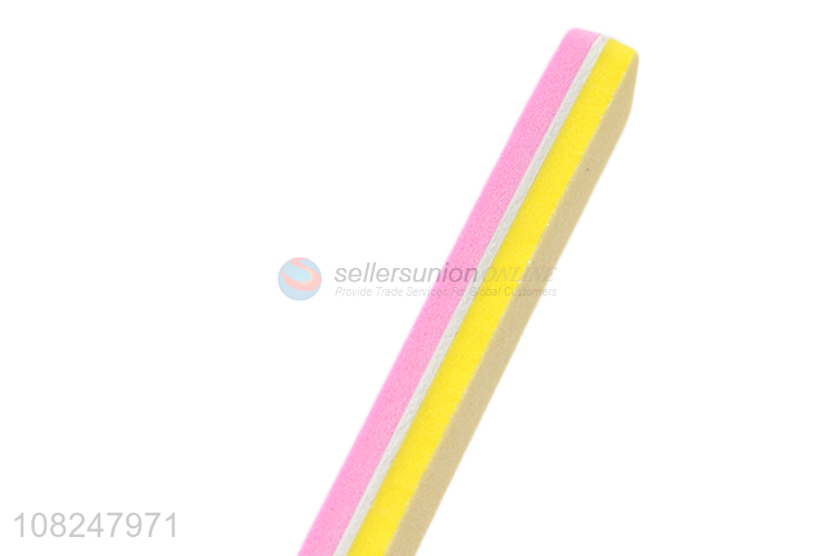 High quality double sided sponge nail buffer nail file for acrylic nails