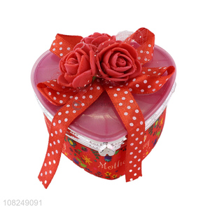 Factory direct sale heart shape plastic gifts box ring box