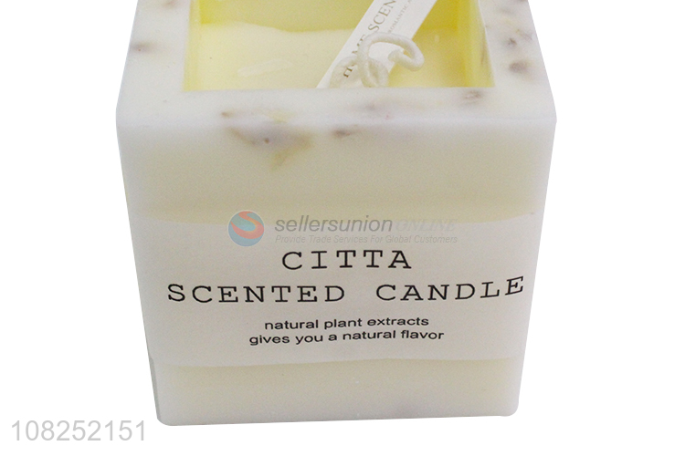 New products creative square candle scented candles