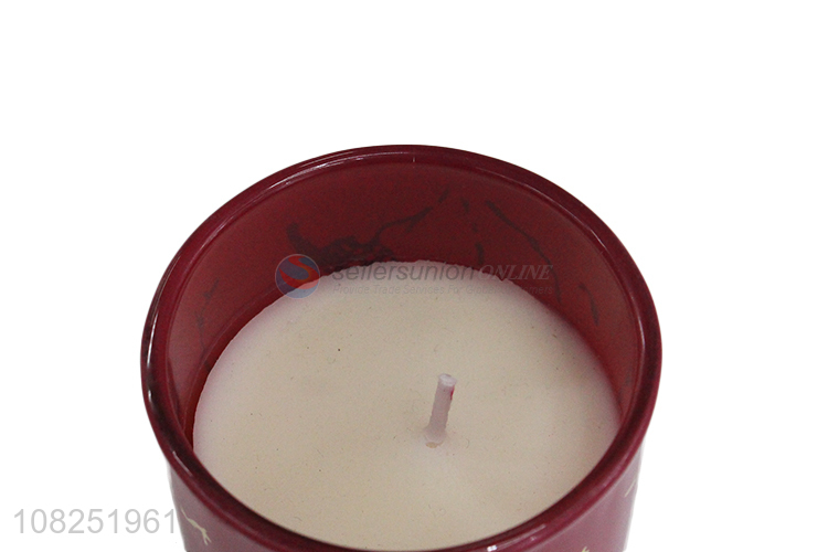 Yiwu direct sale household scented candle glass cup wax