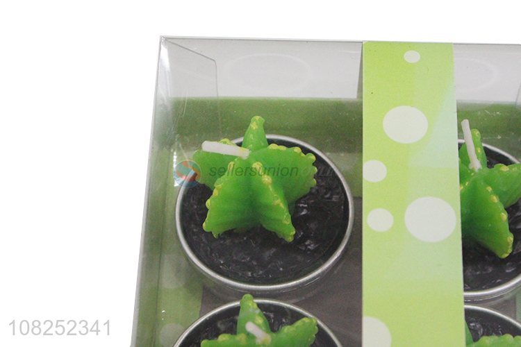 New Products Simulation Cactus Candle 4pc Scented Candle