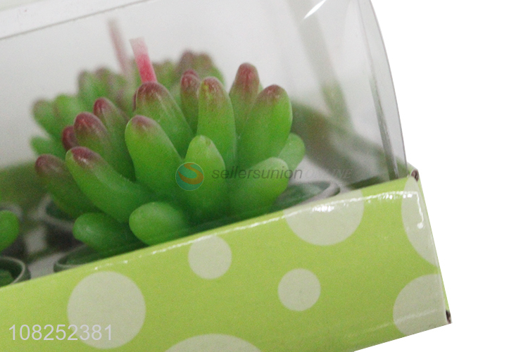 High quality creative plant candle succulent scented candles