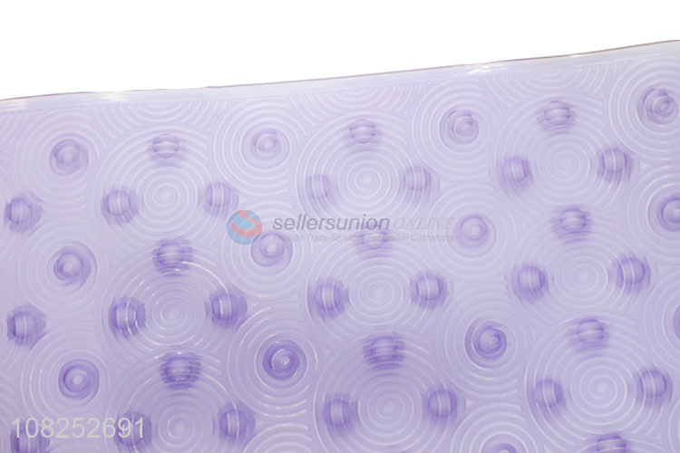 Hot selling waterproof non-slip pvc bath mat rectangular bathtub mat