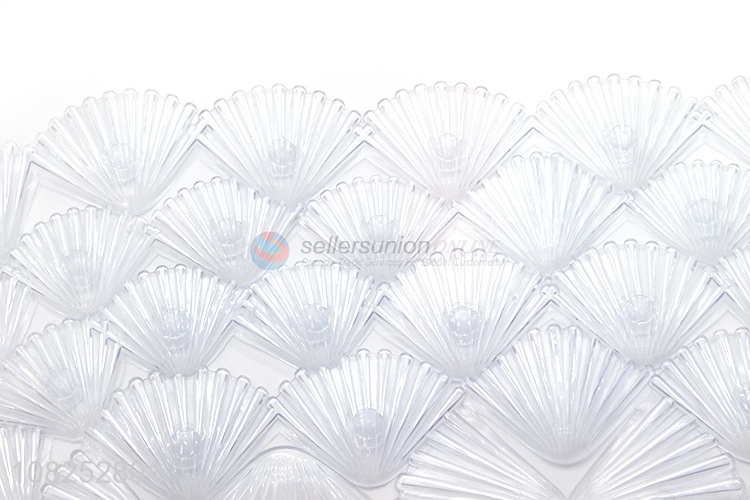 High quality clear anti-slip shell bath mat shower mat for bathroom