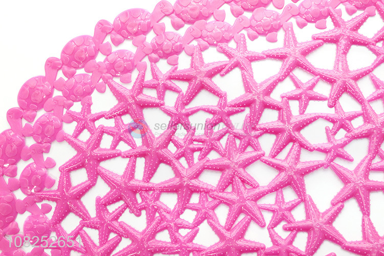 Best selling creative animal design pvc bath mat with suction cup