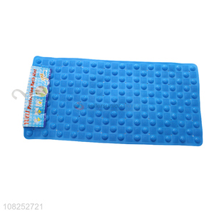 Good quality anti-slip pvc massage bath shower mat with suction cups