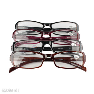 Custom Soft Plastic Frame Presbyopic Glasses For Men And Women