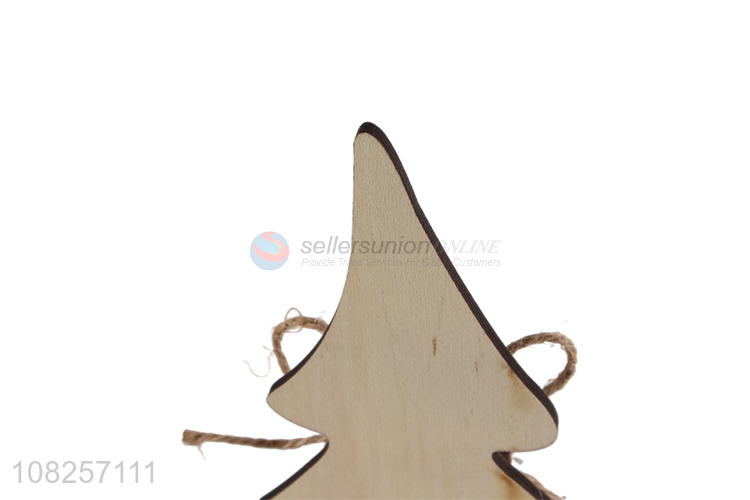 Lastest arrival creative wooden christmas tree ornament