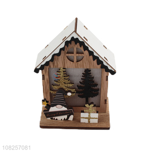 Factory price creative wood carving decoration for christmas