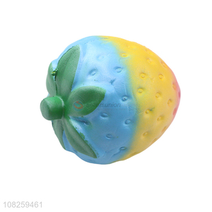 Factory price jumbo slow rising strawberry squeeze squishy toy