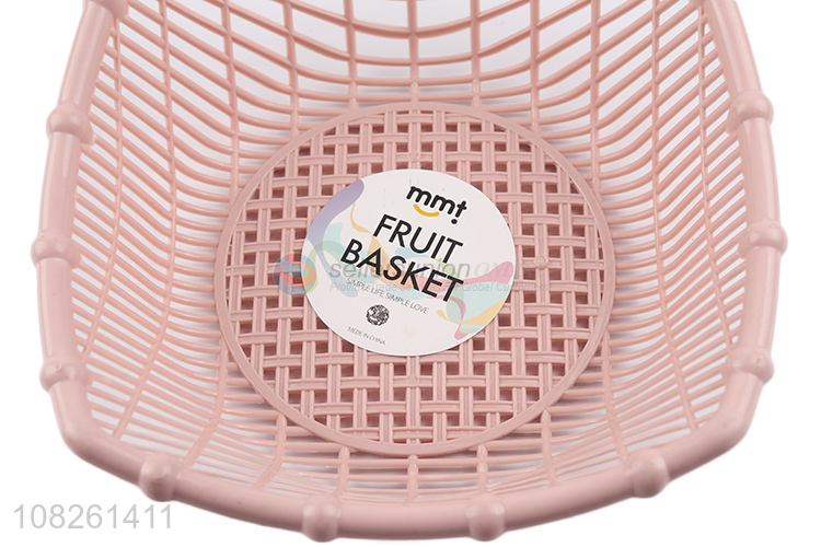 New Arrival Drain Storage Basket Plastic Fruit Basket