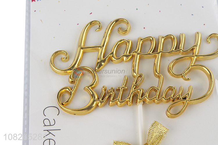 Good selling happy birthday cake decoration cake topper wholesale