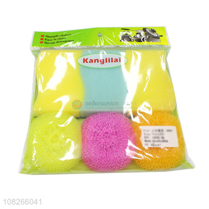 Hot Sale Fashion Cleaning Sponge And Clean Ball Set