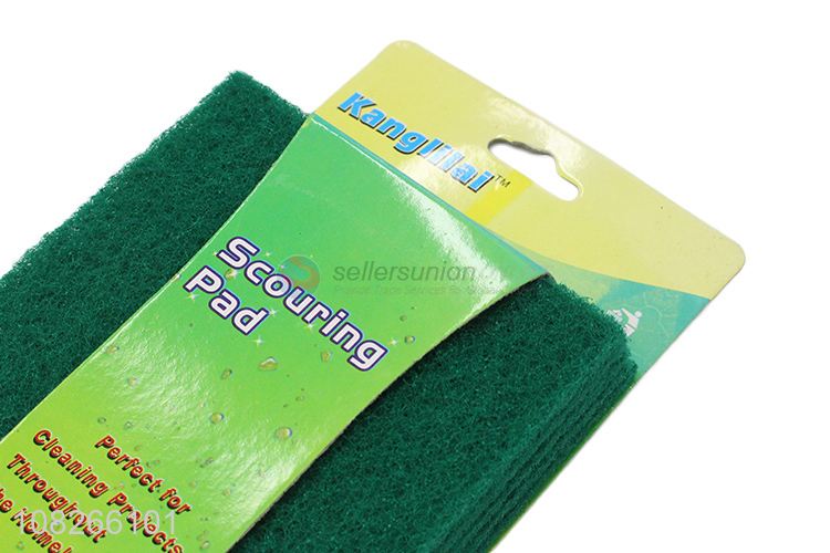 Good Price 5 Pieces Green Scouring Pad Best Kitchen Scrubber