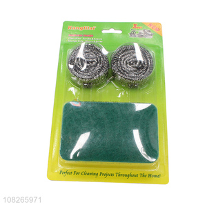 Good Price Scouring Ball Sponge Scouring Pad Set