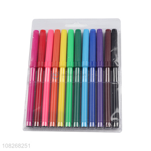 Good Price 12 Pieces Washable Water Color Pen For School