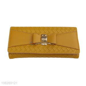 Good quality fashion bowknot wallets long <em>clutch</em> <em>wallet</em> trifold purse