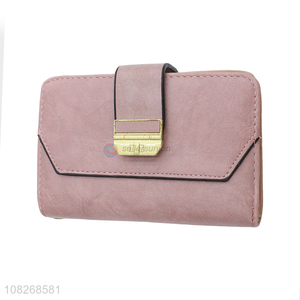 Best selling women zipper wallet bifold wallet card holder purse