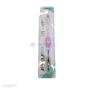 Top sale nylon soft comfortable toothbrush with plastic handle