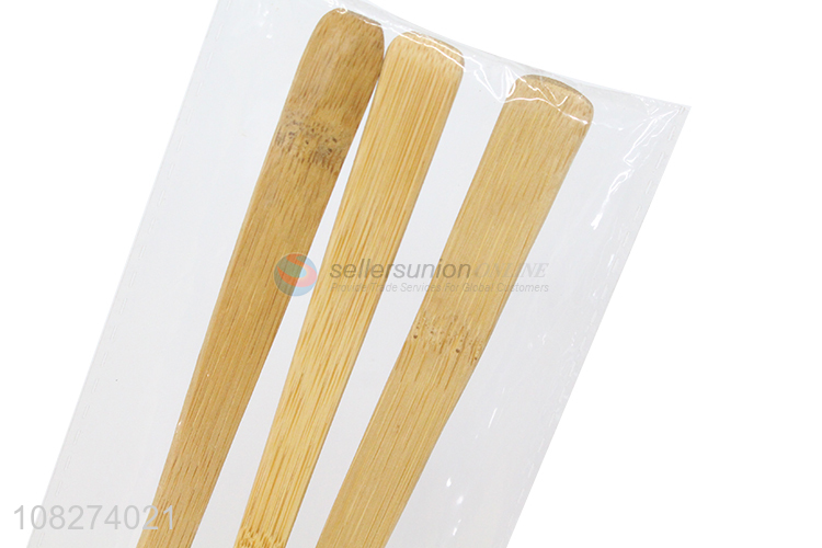 Wholesale reusable bamboo dinnerware cutlery set bamboo spoon fork knife