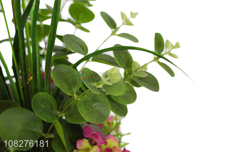 Wholesale fake flowers artificial potted flowers,decoration for home office