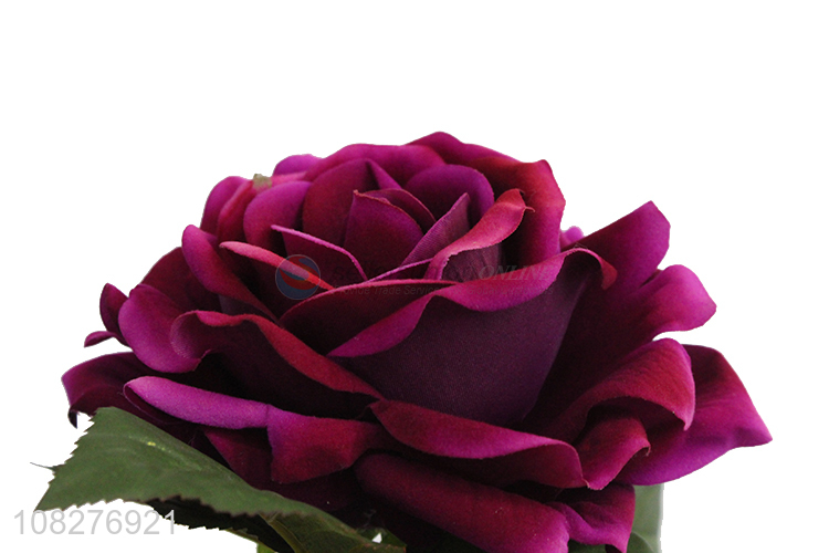 New style plastic artificial rose flower for home decoration